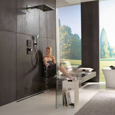 Вентиль скрытого монтажа Hansgrohe ShowerSelect 15736600 черный фото