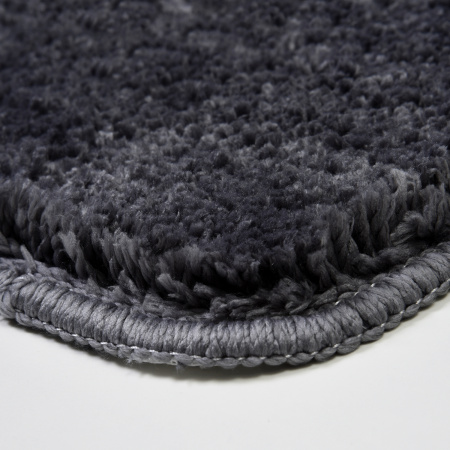 Коврик для ванной WasserKRAFT Lippe BM-6512 Charcoal Gray 90x60 фото