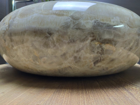 Накладная раковина из оникса Indo Donut Grey Big DO-000170 фото