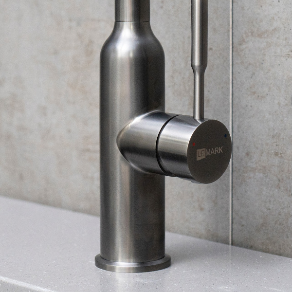 Смеситель для кухни Lemark Expert LM5079GMN графит фото