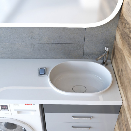 Раковина под стиральную машину Andrea Bruks 4680028070597 R фото
