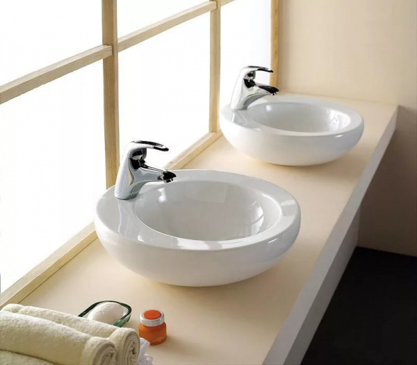 Раковина накладная BelBagno Aria BB1053LW фото