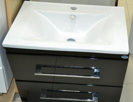 Тумба под раковину Bellezza Берта-60 черная фото