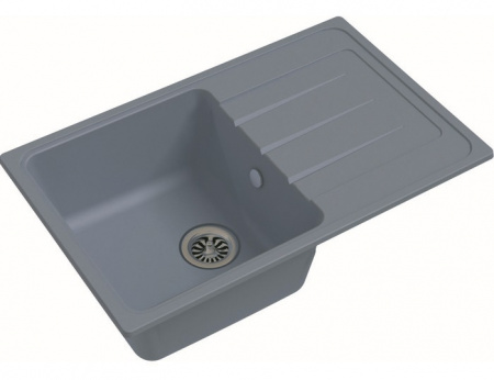 Мойка кухонная Ewigstein Elegant E- 50F серый металлик фото