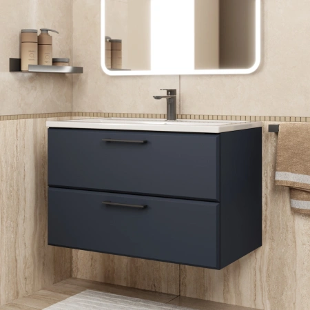 Тумба под раковину Uperwood Foster 80 TFosterNEW80b черная фото