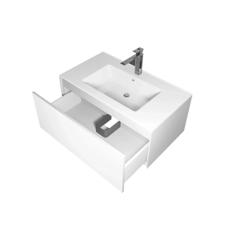 Тумба под раковину Uperwood Parma 85 3930205466 белая фото