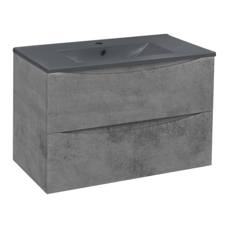 Тумба под раковину Vincea Mia VMC-2MC750BT Beton 75 см фото