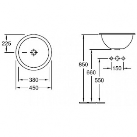 Раковина Villeroy & Boch Loop&Friends 61404501 фото