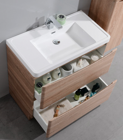 Тумба под раковину BelBagno Ancona 90 ANCONA-N-900-2C-SO-WO белый дуб фото