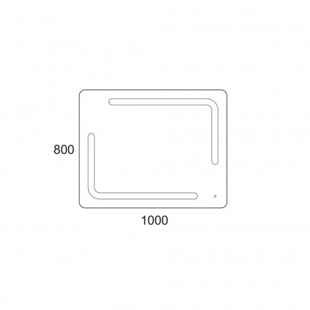 Зеркало OWL 1975 Otalia 100 OW04.12.00 фото