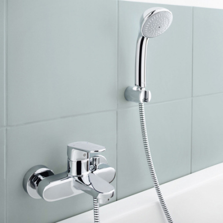 Смеситель для ванны с душем с душевым гарнитуром Grohe Europlus II 33547002 фото