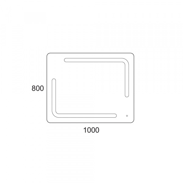 Зеркало OWL 1975 Otalia 100 OW04.12.00 фото