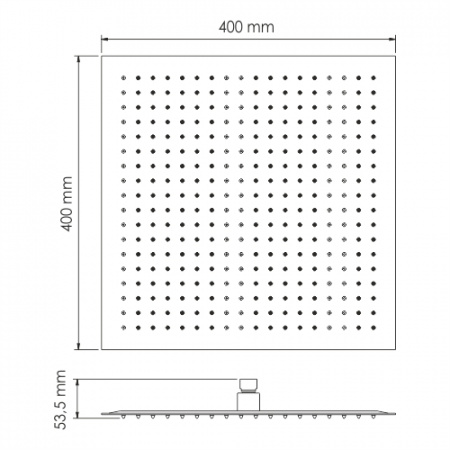 Верхний тропический душ WasserKRAFT A119 фото