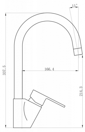 Смеситель для кухни BelBagno Loyd LOY-LAM-CRM фото