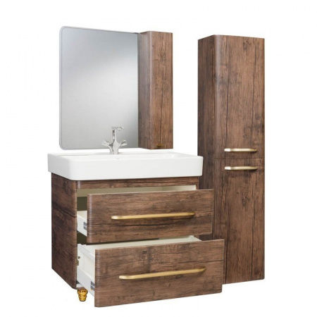 Тумба под раковину Bellezza Олимпия-80 орех фото