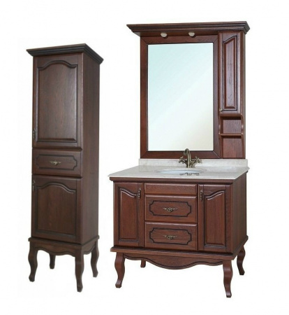 Шкаф-пенал Bellezza Рим 60 вишня фото