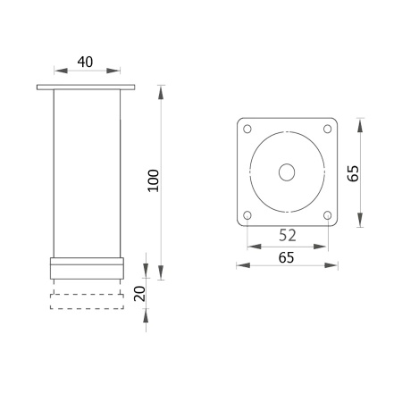Ножки для тумбы Alvaro Banos Barcelona 8401.0101 фото