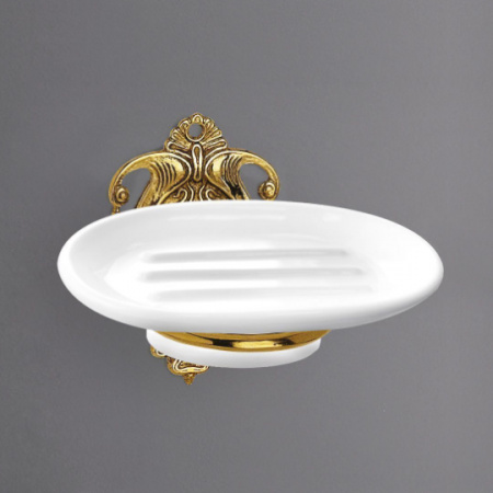 Мыльница настенная Art&Max Impero AM-1233-Do-Ant античное золото фото