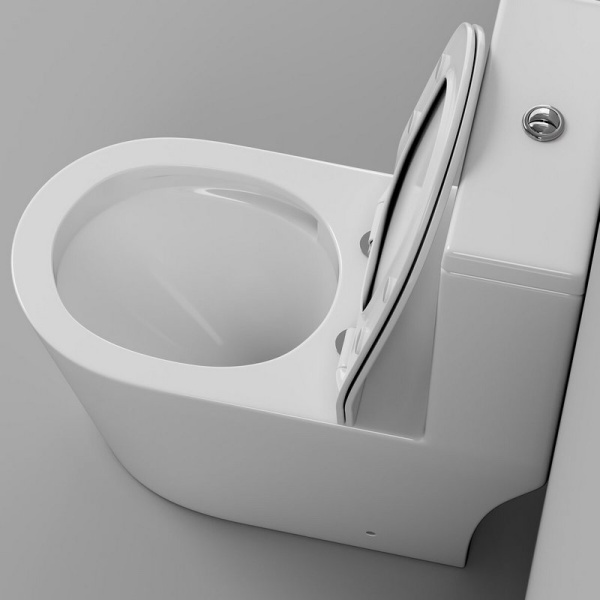 Унитаз напольный со смывом торнадо Grossman Classic GR-4487SQ с сиденьем фото