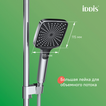 Душевая система Iddis Parker PARSB3Fi06 хром фото