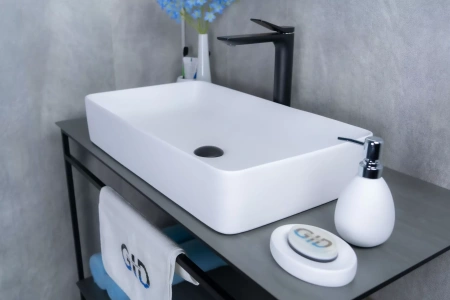 Накладная раковина GID Wm9396 60x34 белая матовая фото