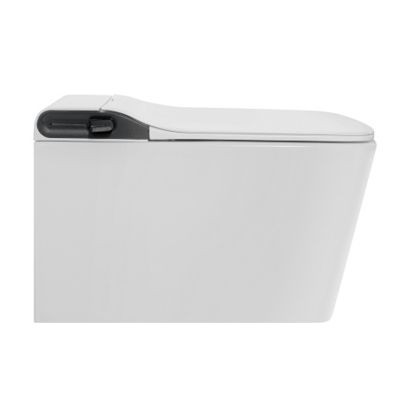 Электронный унитаз-биде импульсный Abber Rechteck AC1215S с инсталляцией AC0101P2 фото