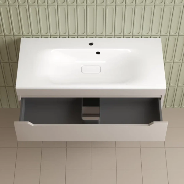 Тумба подвесная Style Line Остин 100 ЛС-00002409 крем фото