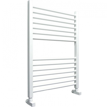 Водяной полотенцесушитель Ника Modern ЛМ 2 80/50 RAL9016 с вентилями фото