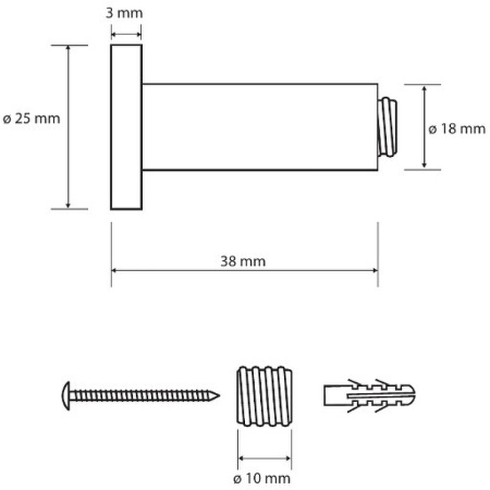 Крючок для ванной одинарный Bemeta Omega 104206132 хром фото