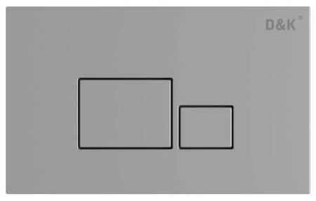 Клавиша смыва D&K Quadro DB1519001 хром глянцевый фото