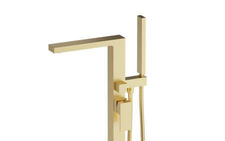 Смеситель для ванны напольный Timo Selene 2210/17Y-CR золото матовое фото