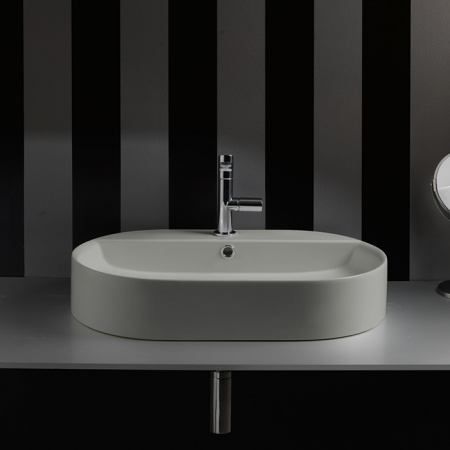 Раковина Kerasan Ciotola 028559*1 65x40 Grigio matt фото