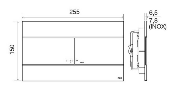Инсталляция для подвесного унитаза Oli Expert Total Black LE 886668SDOO с склавишей фото