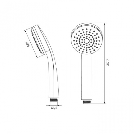 Душевая лейка Iddis Hand Shower 0011F85I18 фото