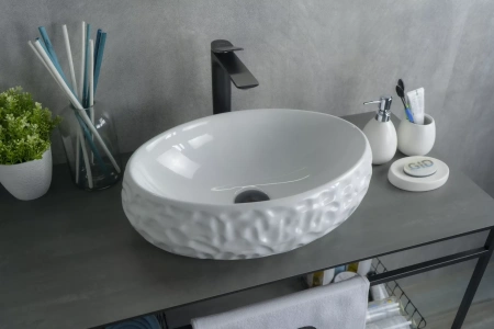 Накладная раковина GID 9030wf 48х34 фото