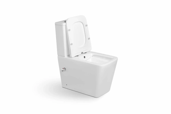 Унитаз напольный безободковый с функцией биде SantiLine SL-5017SM-BD фото