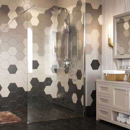 Душевая перегородка WasserKRAFT Rossel 28W46 110 см фото