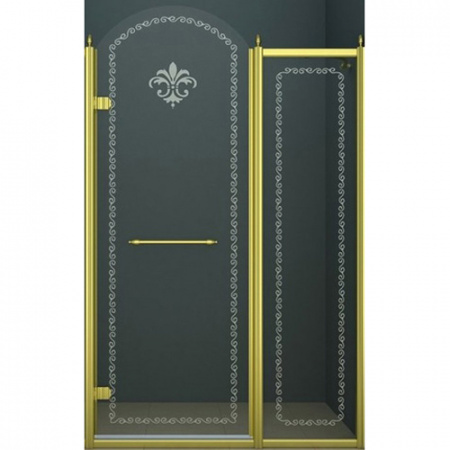 Душевая дверь Cezares Retro RETRO-B-11-120-CP-G-L 120 см золото L фото