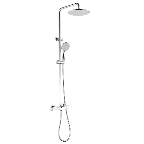 Душевая система (стойка) с термостатом Kaiser Quadris 25282 хром фото