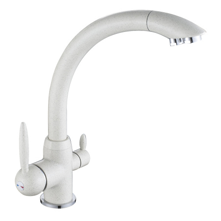 Смеситель для кухни кухни с фильтром для воды Oute T603B T633BK-5 белый гранит фото