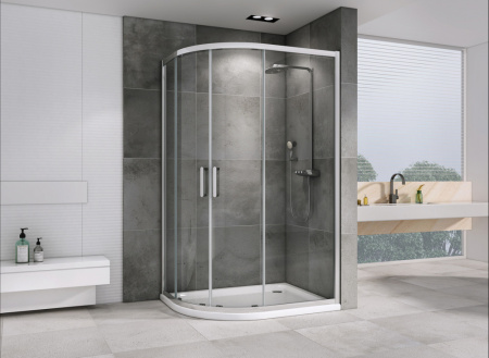 Душевой уголок ABBER Schwarzer Diamant AG01180 100x80 фото