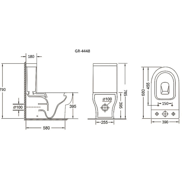 Унитаз напольный Grossman GR-4448S фото