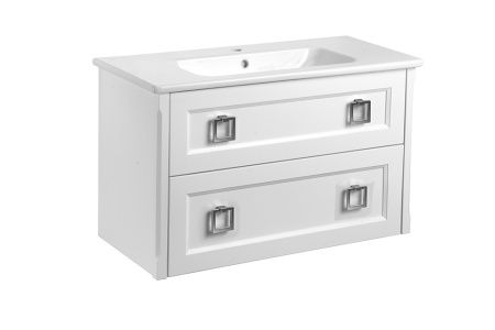 Тумба с раковиной ASB Woodline Рома 100 П 10852 фото