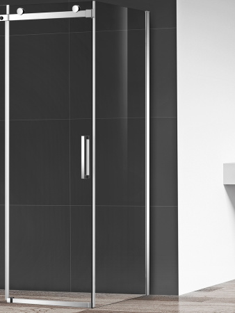 Боковая перегородка AQUAme 90 AQM4804 хром фото