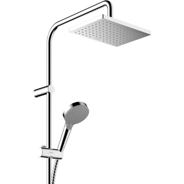 Душевая система (стойка) с термостатом Hansgrohe Vernis Shape Showerpipe 230 1jet 26284000 хром фото