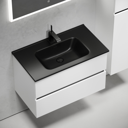 Тумба под раковину Sancos Urban UR80W белый глянец фото