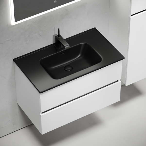 Тумба под раковину Sancos Urban UR80W белый глянец фото