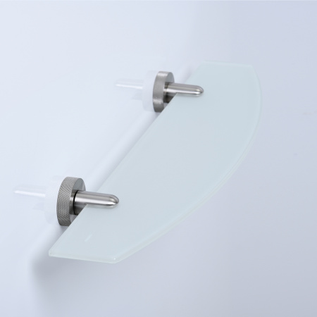 Полка стеклянная WasserKRAFT Tauber K-64424 никель фото