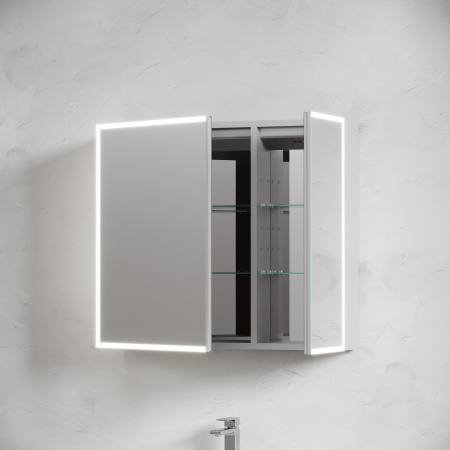 Зеркало-шкаф с подсветкой Sancos Evoke SC8080 80x70 фото