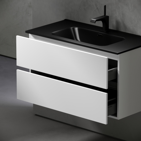 Тумба под раковину Sancos Urban UR90W белый глянец фото